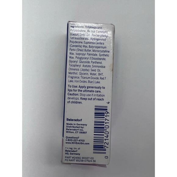 Lot of 5 - Nivea A Kiss Care & Color sheer berry tinted lip balm - Picture 6 of 6